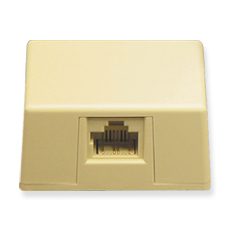 Surface Mount Jack Keyed in 8P8C