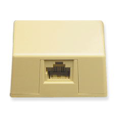 Surface Mount Jack Keyed in 8P8C