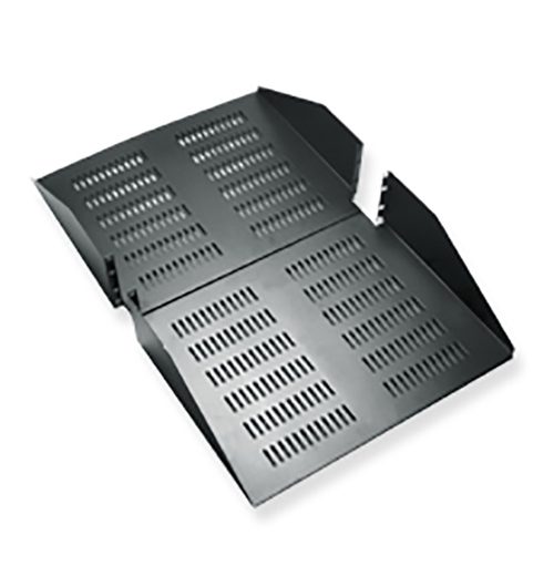 30" Deep Double Sided Rack Shelf Vented with 3 RMS