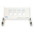 Blank Mounting Panel with 4 Ports