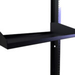 10" Deep Single Sided Rack Shelf with 2 RMS