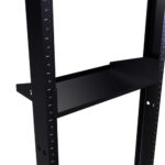 10" Deep Single Sided Rack Shelf with 2 RMS
