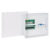 ICC 14” Plastic Structured Wiring Enclosure with Cover, Media Enclosure with CAT6 8-Port PoE++, 1x8 Bridged Telephone RJ31X, & 1x6 Video, Cable Management Box, UL Listed TAA Compliant, ICRESDP14K