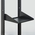15 Inch Solid Bottom Rack Shelf Mounted