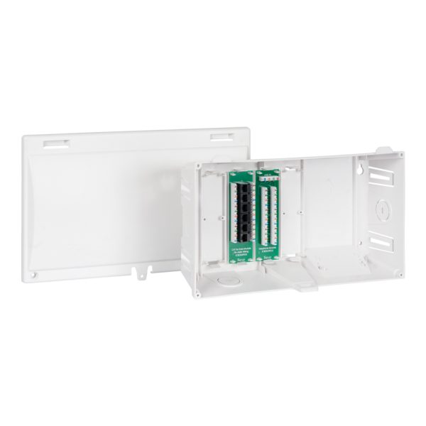 8 Inch Residential Wiring Enclosure Voice and Data ICRDSMMAW8