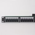 Voice 8P2C Patch Panel with Female Telco in 24 Ports and 1 RMS Close Up Front