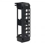 Blank Wall Mount Patch Panel with 8 Ports and Zero-U for EZ Style IC107BP8VB