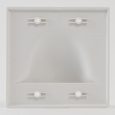 Bulk Nose Faceplate Double Gang Back IC640BDSWH