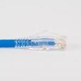 ICC Clear Boot Patch Cord Blue Side View