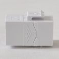 CAT5e RJ45 Keystone Coupler HD Style Side IC107C5EWH