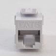CAT6 RJ45 Keystone Coupler HD Style Front IC107CP6WH