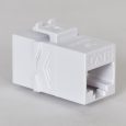CAT6 RJ45 Keystone Coupler HD Style Rear IC107CP6WH