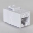 CAT6A RJ45 Keystone Coupler HD Style Rear IC107C6AWH