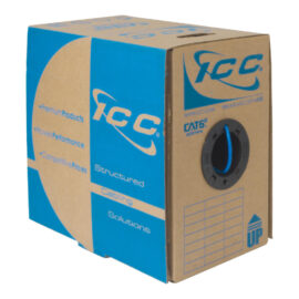 CAT6e Bulk Cable UTP Plenum ICCABP6EBL