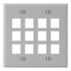 Classic Faceplate 12 Ports Double Gang IC107F12WH