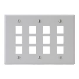 Classic Faceplate 12 Ports Triple Gang IC107FT0WH