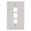 Classic Faceplate 3 Port Single Gang IC107F03WH