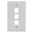 Classic Faceplate 3 Port Single Gang IC107F03WH