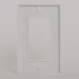 Decorex Faceplate 1 Insert Space Single Back IC107DFSWH