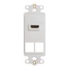 Decorex Insert 1 HDMI 2 Ports IC107DH2WH
