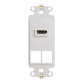 Decorex Insert 1 HDMI 2 Ports IC107DH2WH
