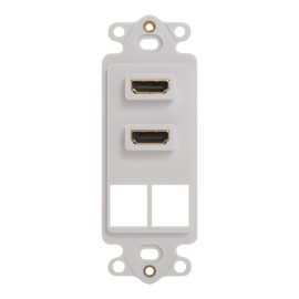 Decorex Insert 2 HDMI 2 Ports IC107DDHWH
