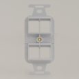 Electrical Insert 4 Ports HD Back IC1074PIWH