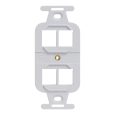 Electrical Insert 4 Ports HD IC1074PIWH