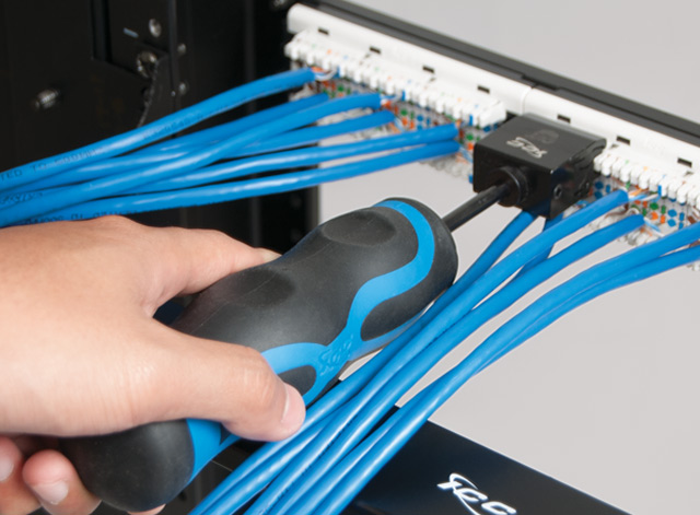 Image of Patch Panel with Punch Down Tool