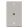 Faceplate 6P6C Screw Terminals IC630E60WH