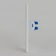 Faceplate IDC RJ-11 6P6C RJ-45 Cat5e Data Side ICRDSV05WH