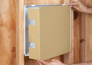 ICC mud guard to protect from the rough-in phase