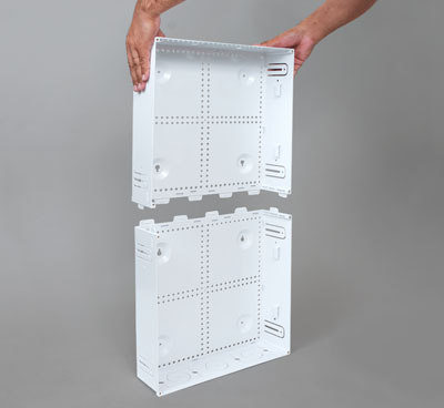 Enclosure Cut in Half