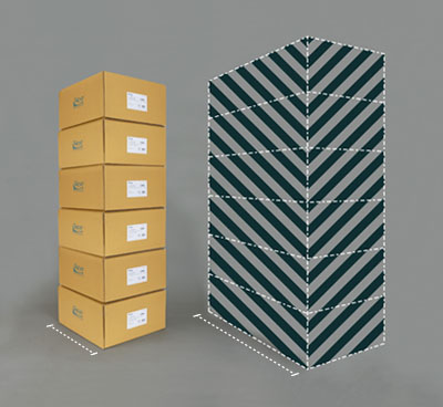Less storage space