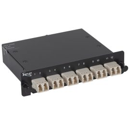icfc12mld6-lc-mpo-fiber-optic-lgx-cassette-beige-multimode-adapters-12-om1-fibers