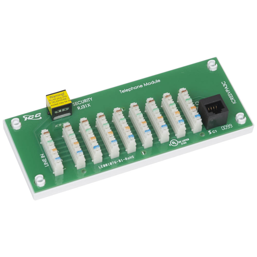 icresvpa2u-8-port-telephone-module-universal-mounting-base