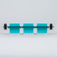 LGX Adapter Panel 3 Quad LC 12 Fiber Aqua Bottom ICFOPL16BG