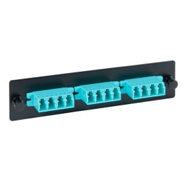 LGX Adapter Panel 3 Quad LC 12 Fiber Aqua ICFOPL16BG