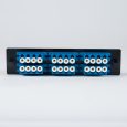 LGX Adapter Panel 6 Quad LC Blue Front ICFOPL1619