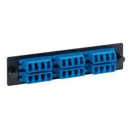 LGX Adapter Panel 6 Quad LC Blue ICFOPL1619