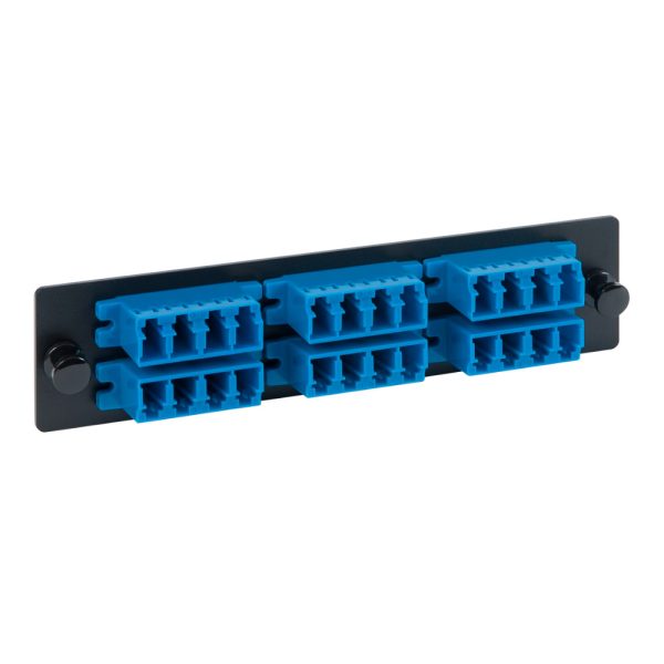 LGX Adapter Panel 6 Quad LC Blue ICFOPL1619