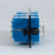 LGX Adapter Panel 6 Quad LC Blue Side ICFOPL1619