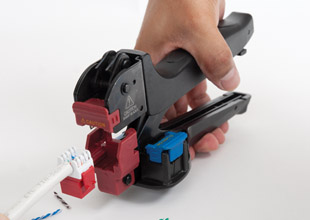Re-terminating CAT 6A Keystone Connector