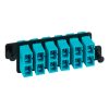 ICFOPC16HG SC SC Fiber Optic HD Adapter Panel Aqua Multimode Adapters 12 10G Fibers