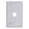 Station ID Faceplate 1 Ports Single Gang IC107S01WH