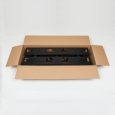 Vertical Metal Channel 7 Foot Rack 2 Sets Packaging ICCMSC40BK