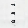 Vertical Metal Channel 7 Foot Rack 2 Sets Side ICCMSC40BK