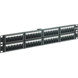 Voice 8P2C Patch Panel with Male Telco in 48 Ports and 2 RMS