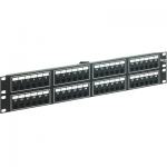 Voice 8P2C Patch Panel with Female Telco in 48 Ports and 2 RMS