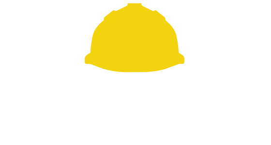 Contractor in a face mask